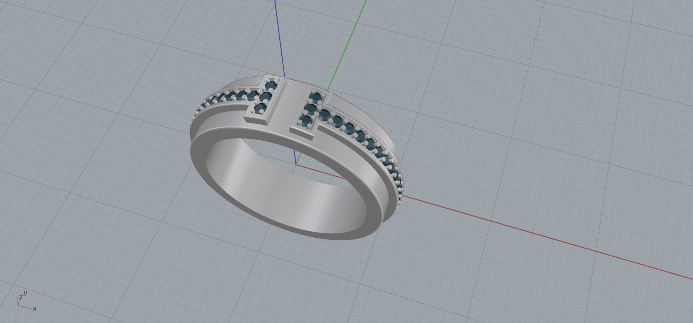 Tiffany Ring T 3D print model_6