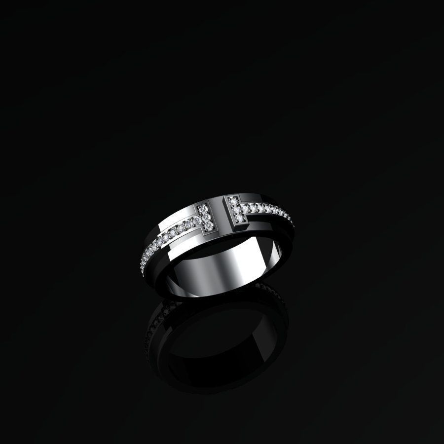 Tiffany Ring T 3D print model_1