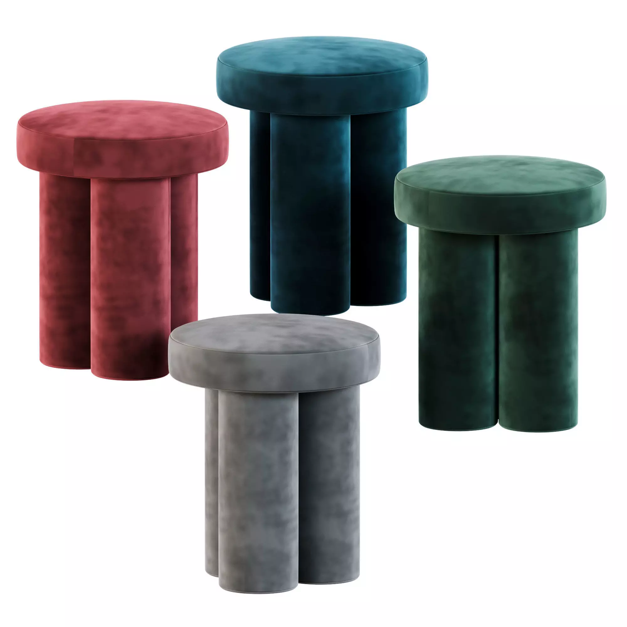 Big Foot Stool 3D model