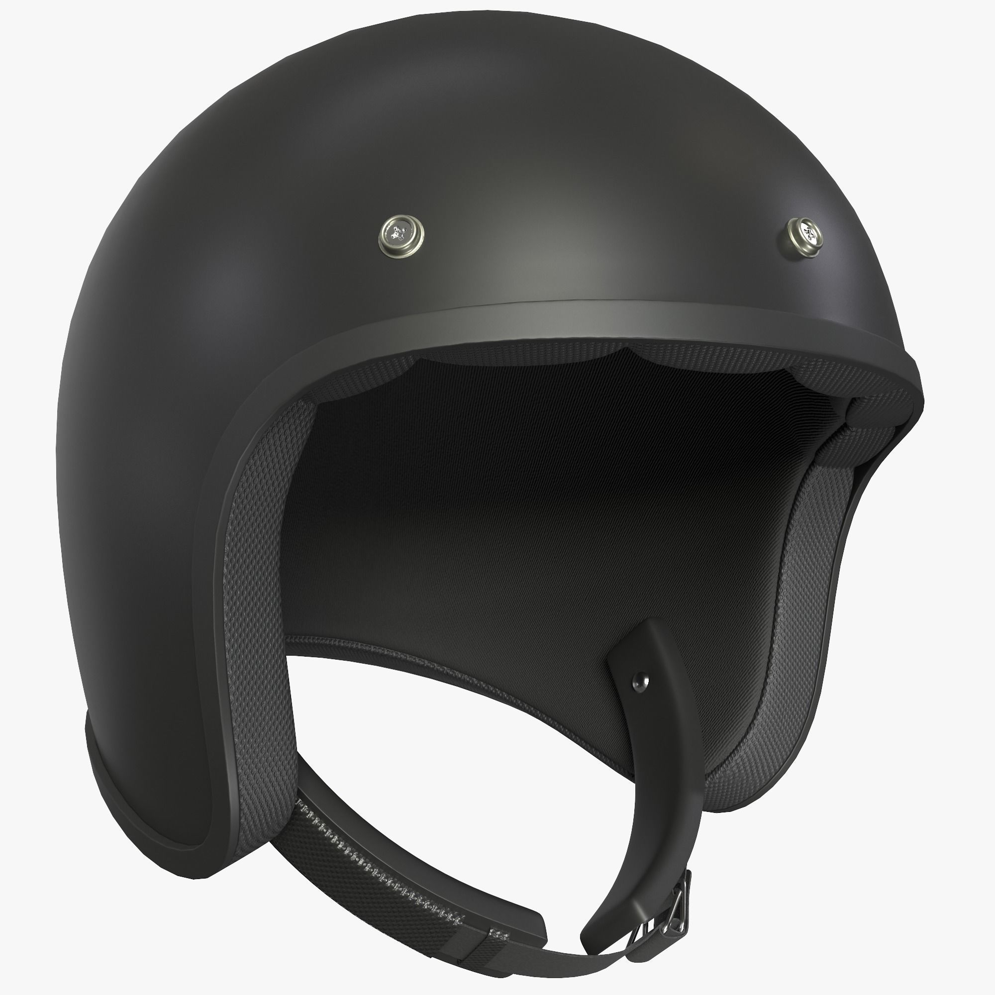 Motorcycle helmet 3D model_3