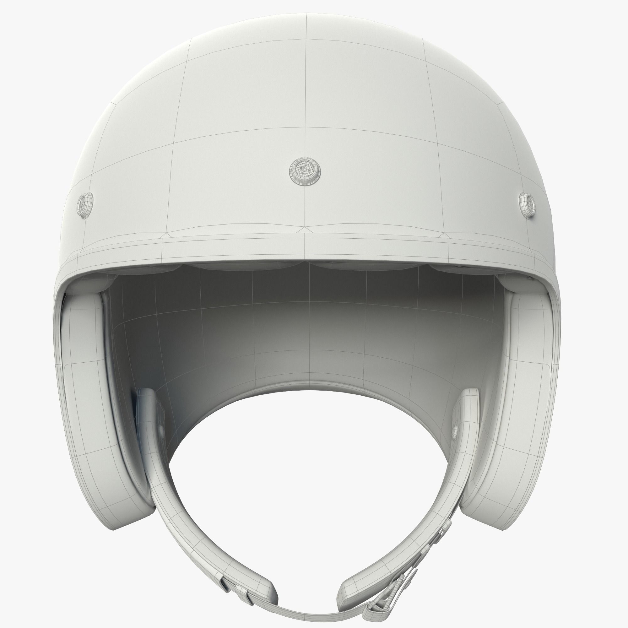 Motorcycle helmet 3D model_7