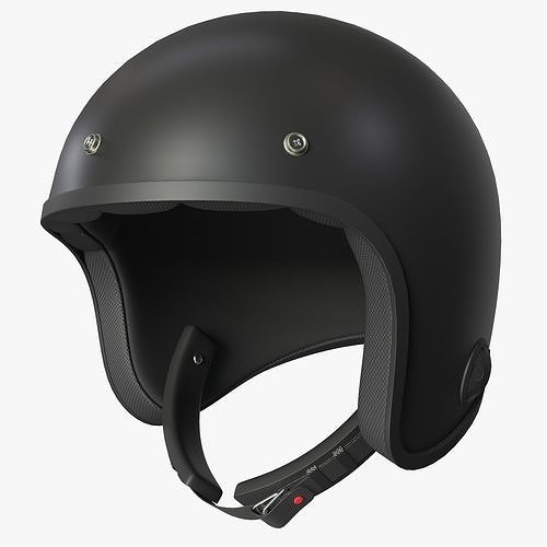 Motorcycle helmet 3D model