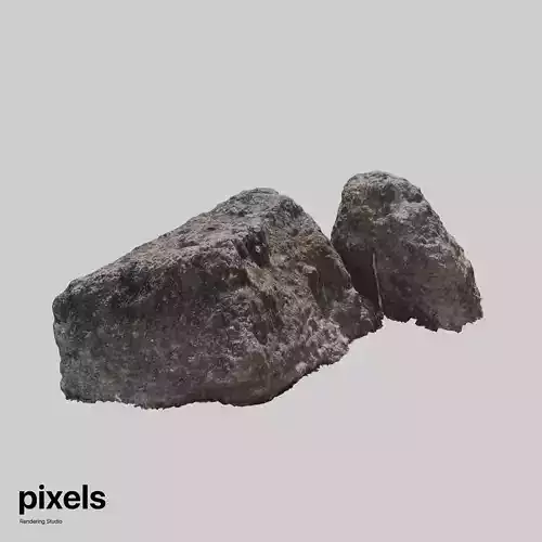 Rock 001 3D model