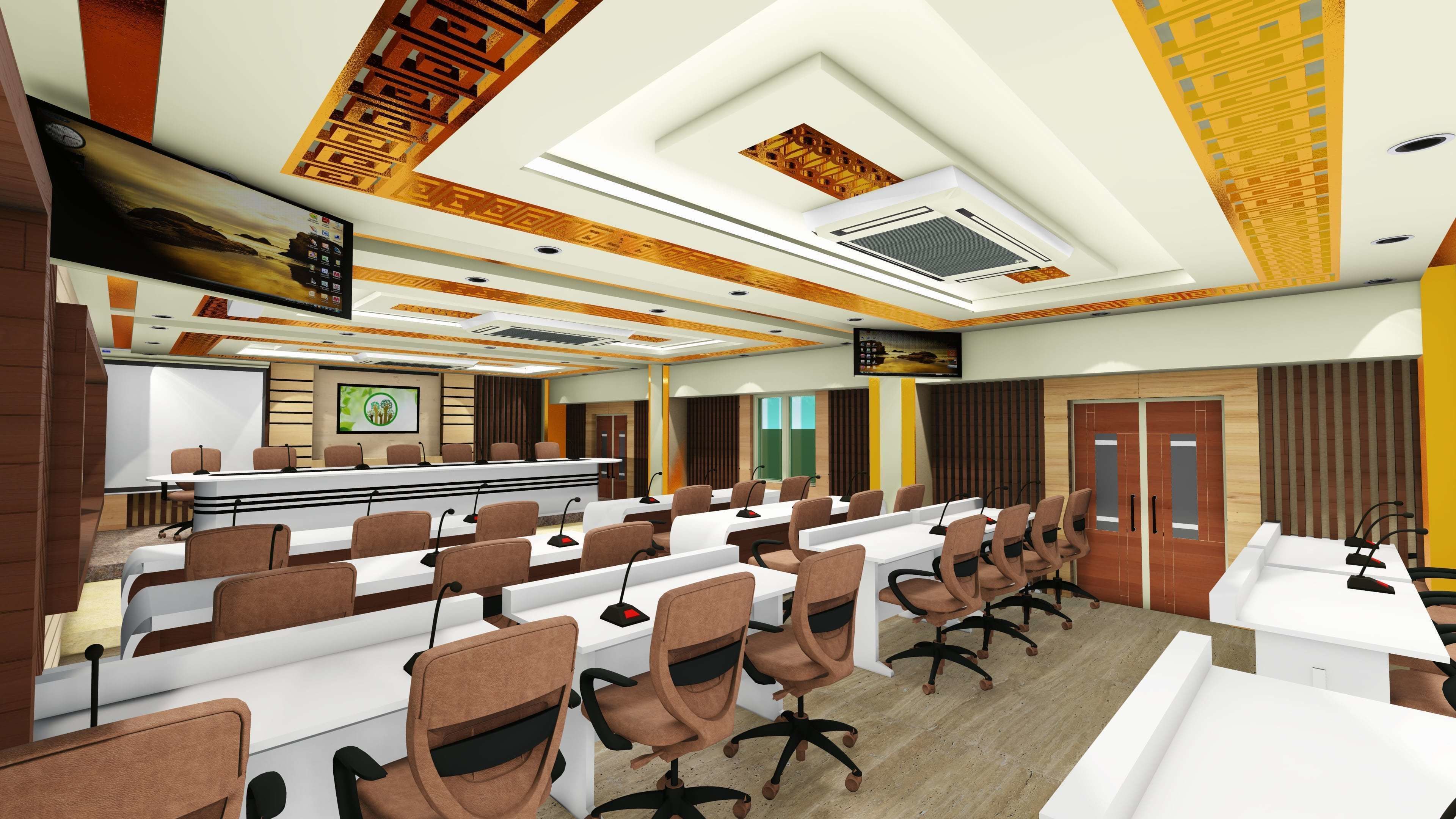 officialis auditorium 3D print model_1