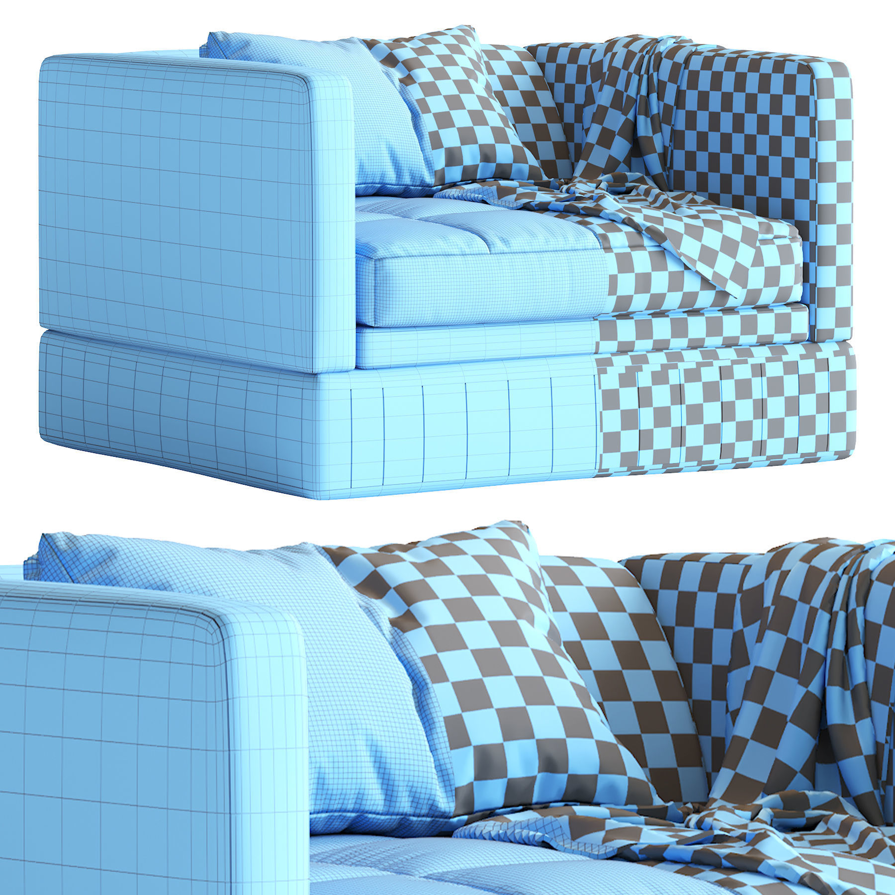 Simpliciter Armchair 3D model_6