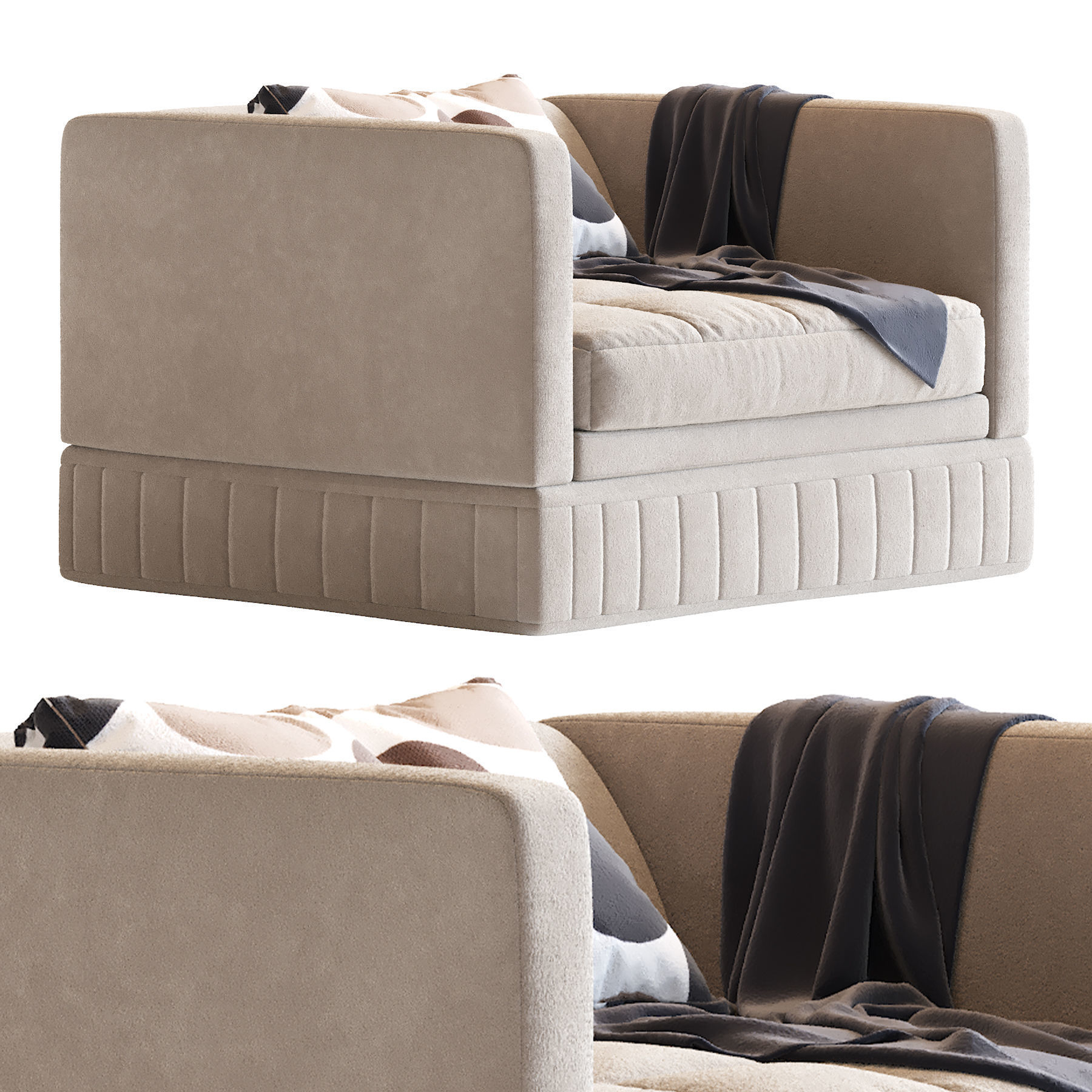 Simpliciter Armchair 3D model_4