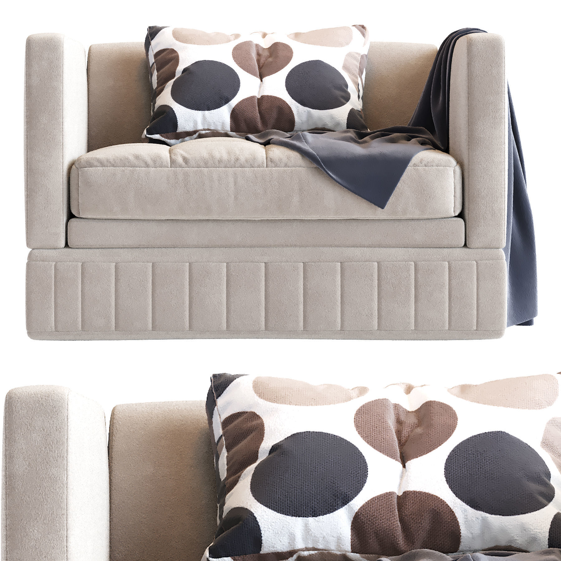 Simpliciter Armchair 3D model_5