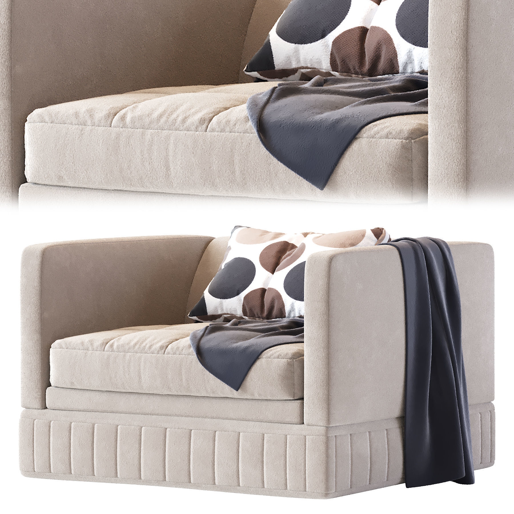 Simpliciter Armchair 3D model_3