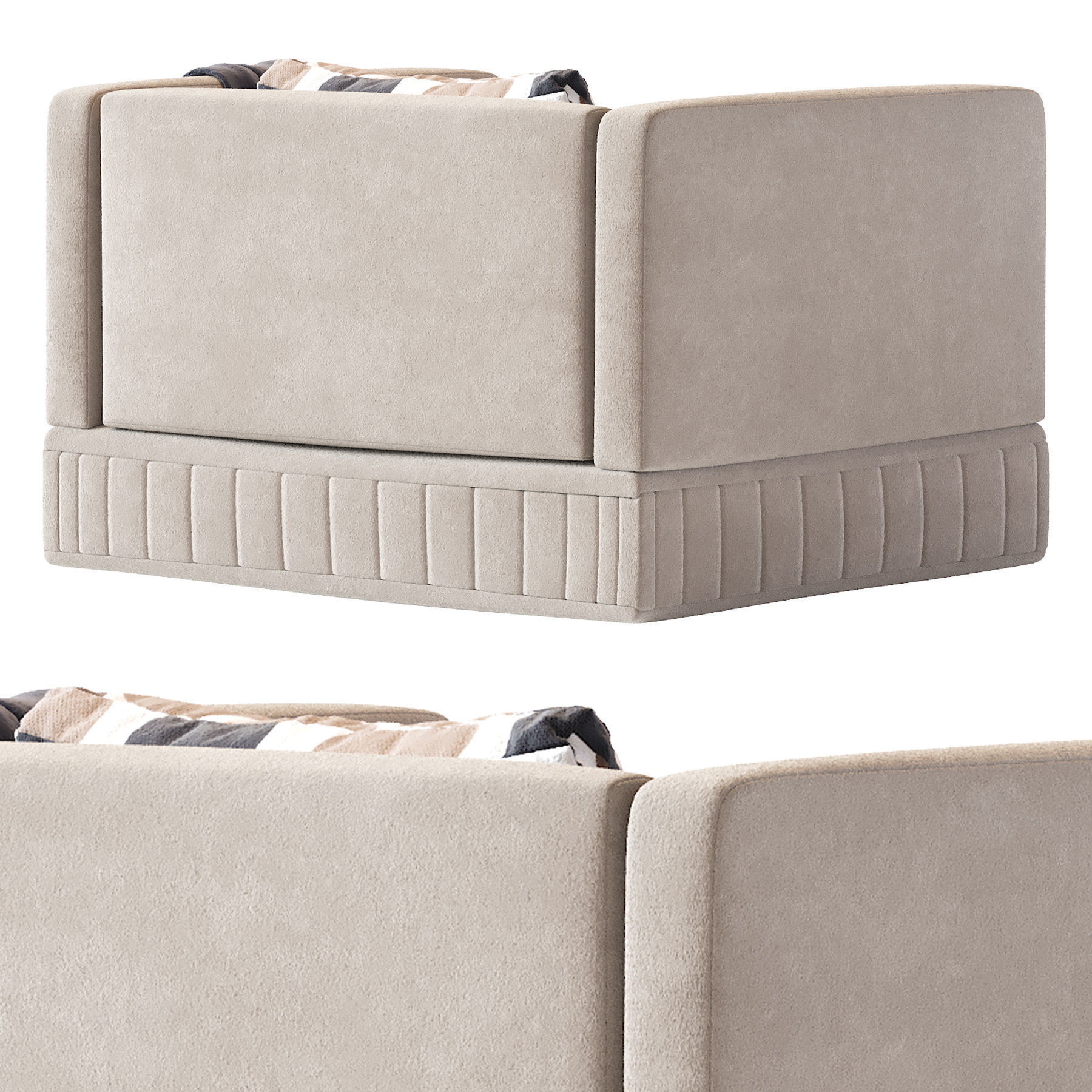 Simpliciter Armchair 3D model_1