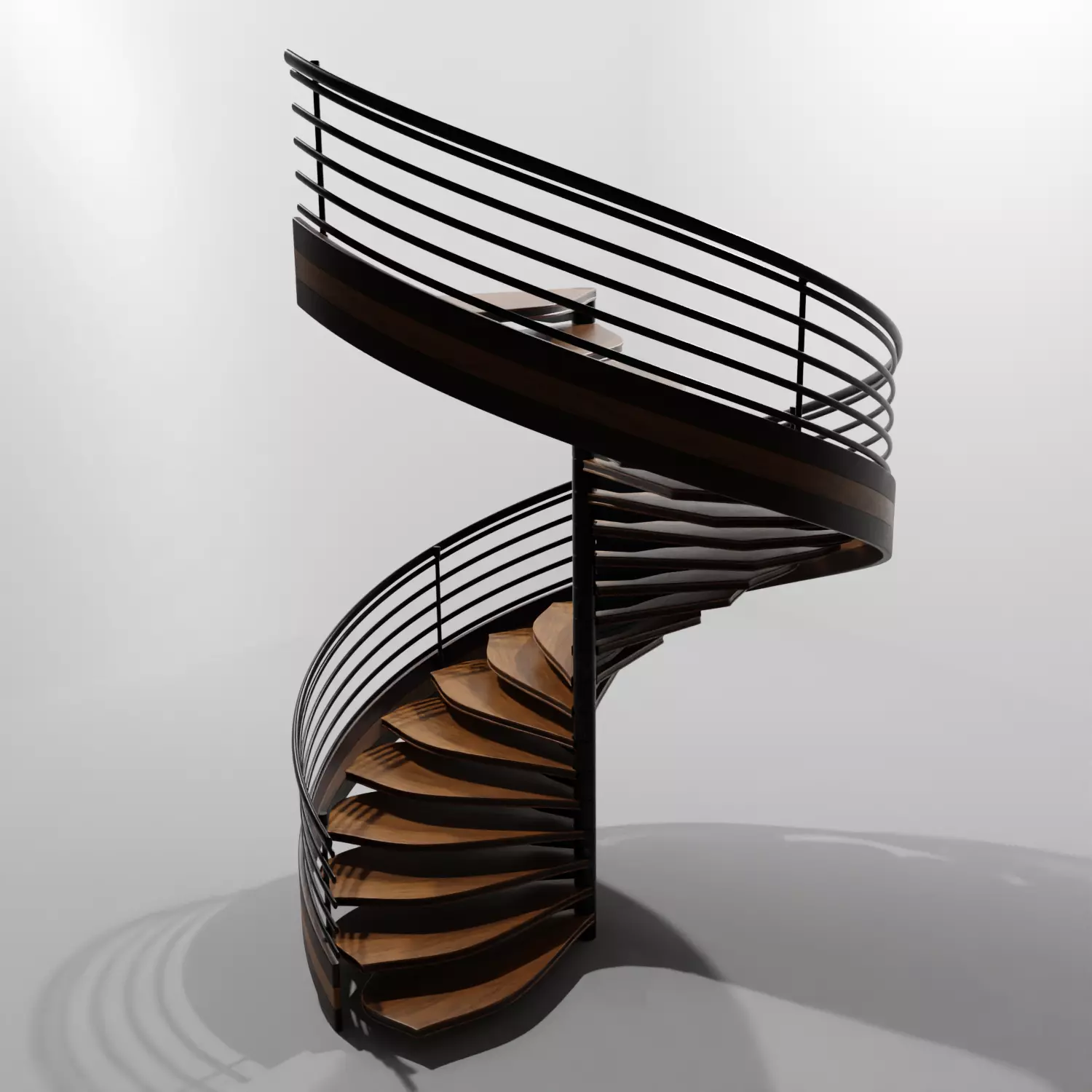 Modern Spiral Stairs 3D model