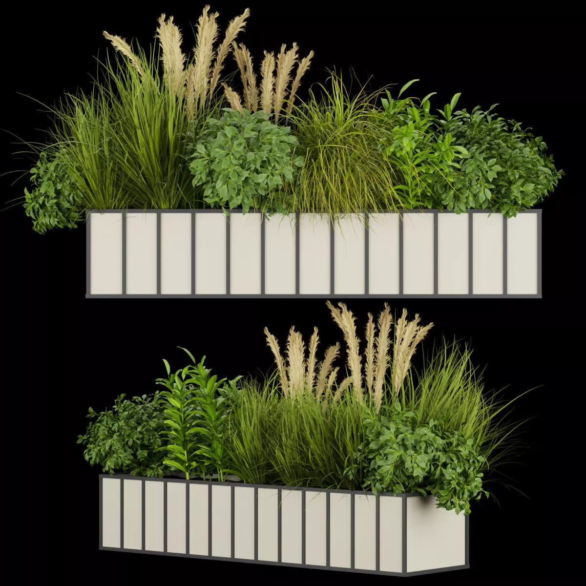 Collection plant vol 324 - indoor -leaf - grass 3D model_0