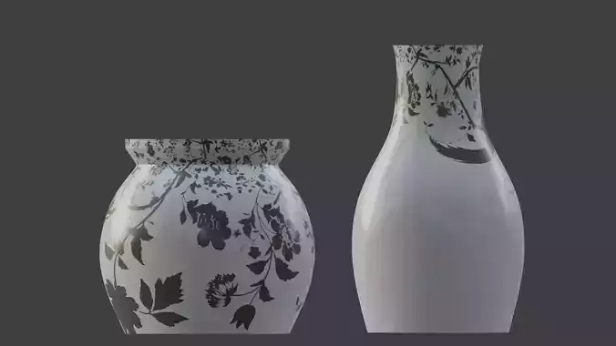 decorative pot 3D model