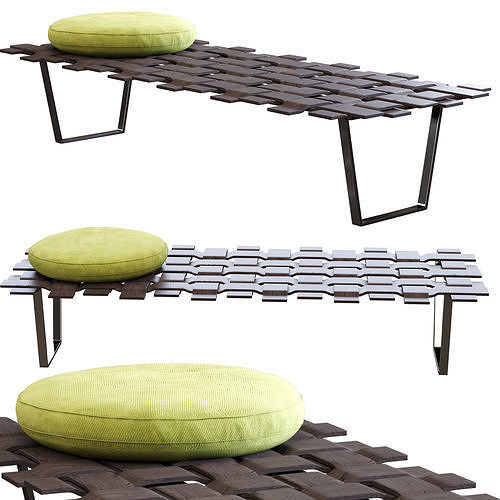 Chaise Lounge Belt 3D model