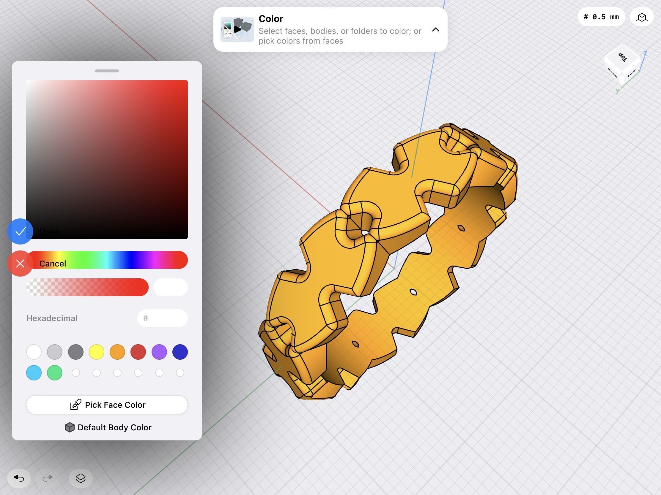 X-ring Stl metal ring 3D print model_10