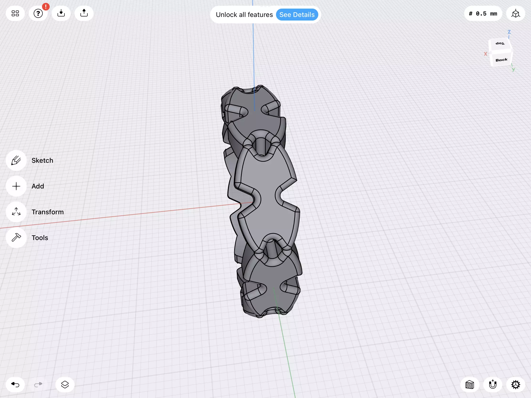 X-ring Stl metal ring 3D print model_0