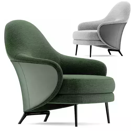 ANGIE Armchair Minotti 3D model