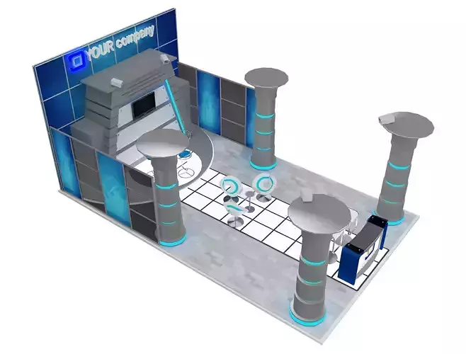 Booth Exhibition Stand a589a