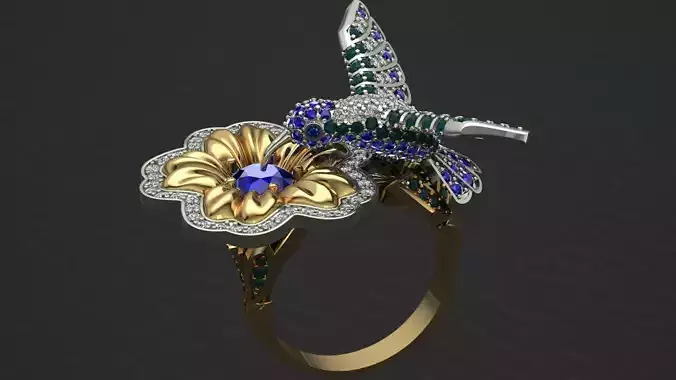 Hummingbird Ring