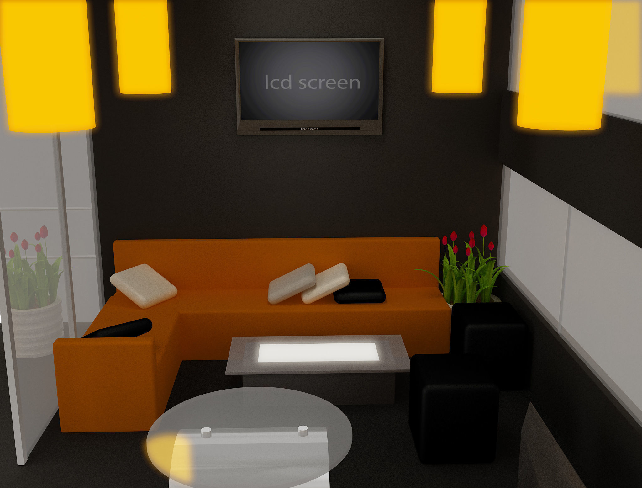 Booth Exhibition Stand a592a 3D model_6