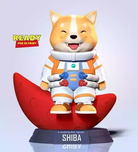 Astronaut Shiba