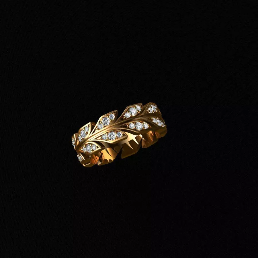 Tiffany Ring  3D print model_0