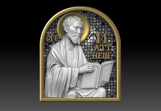 saint Matthew apostle CNC 3D PRINTING MODEL 3D print model