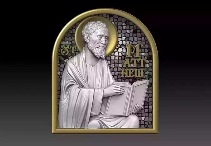 saint Matthew apostle CNC 3D PRINTING MODEL 3D print model