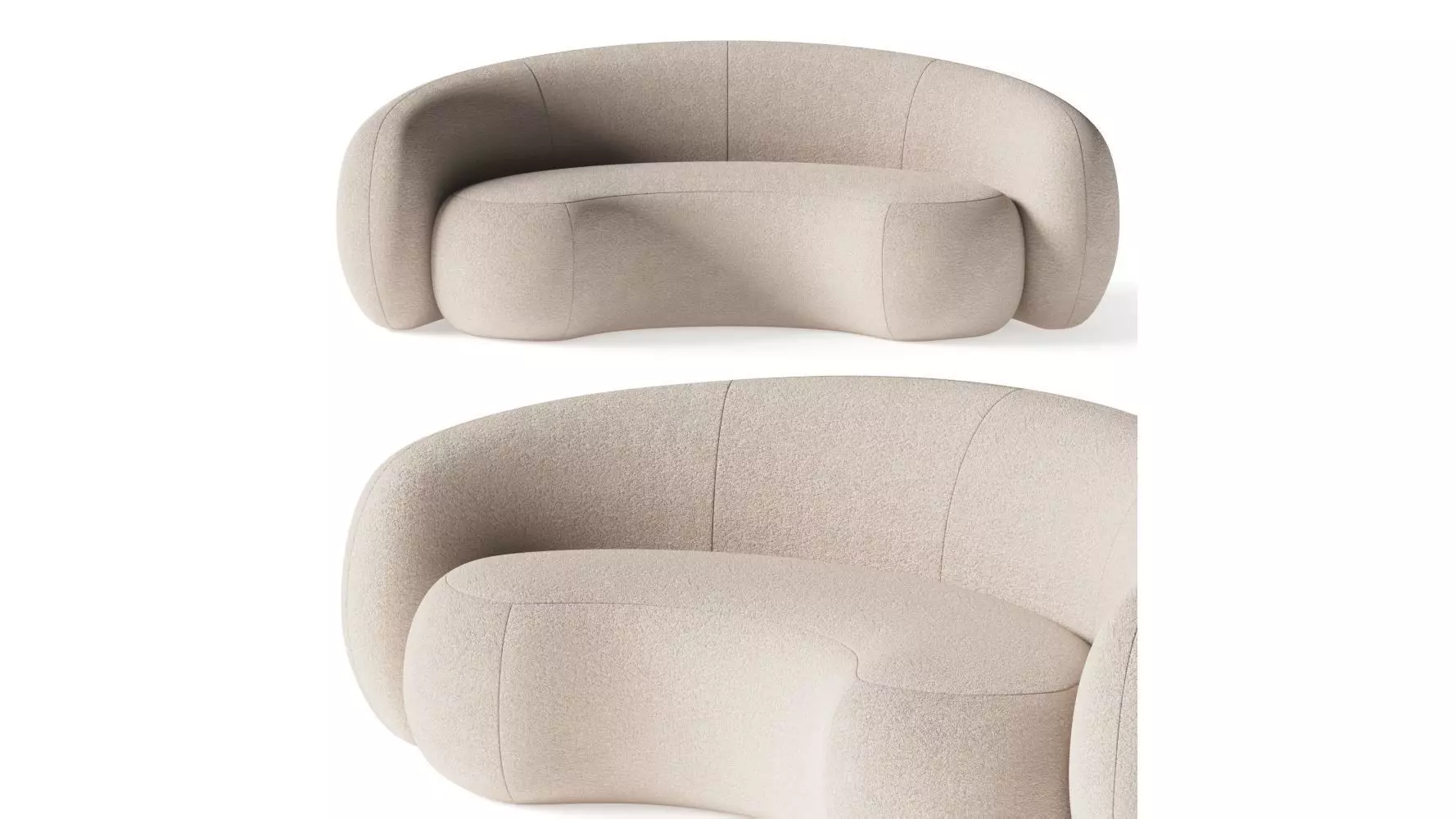 Karstudio Circular Sofa 3D model_0
