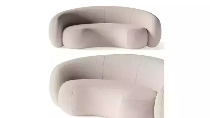 Karstudio Circular Sofa 3D model