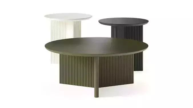Burke Odeon Round Coffee Tables