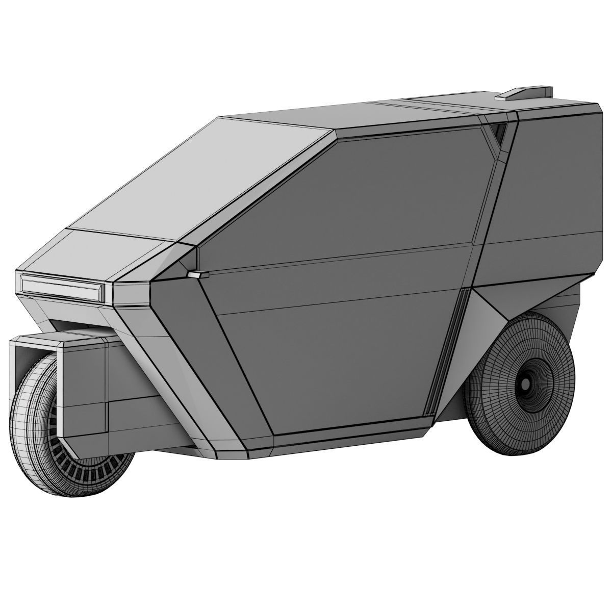 Cargo moto concept 3D model_3