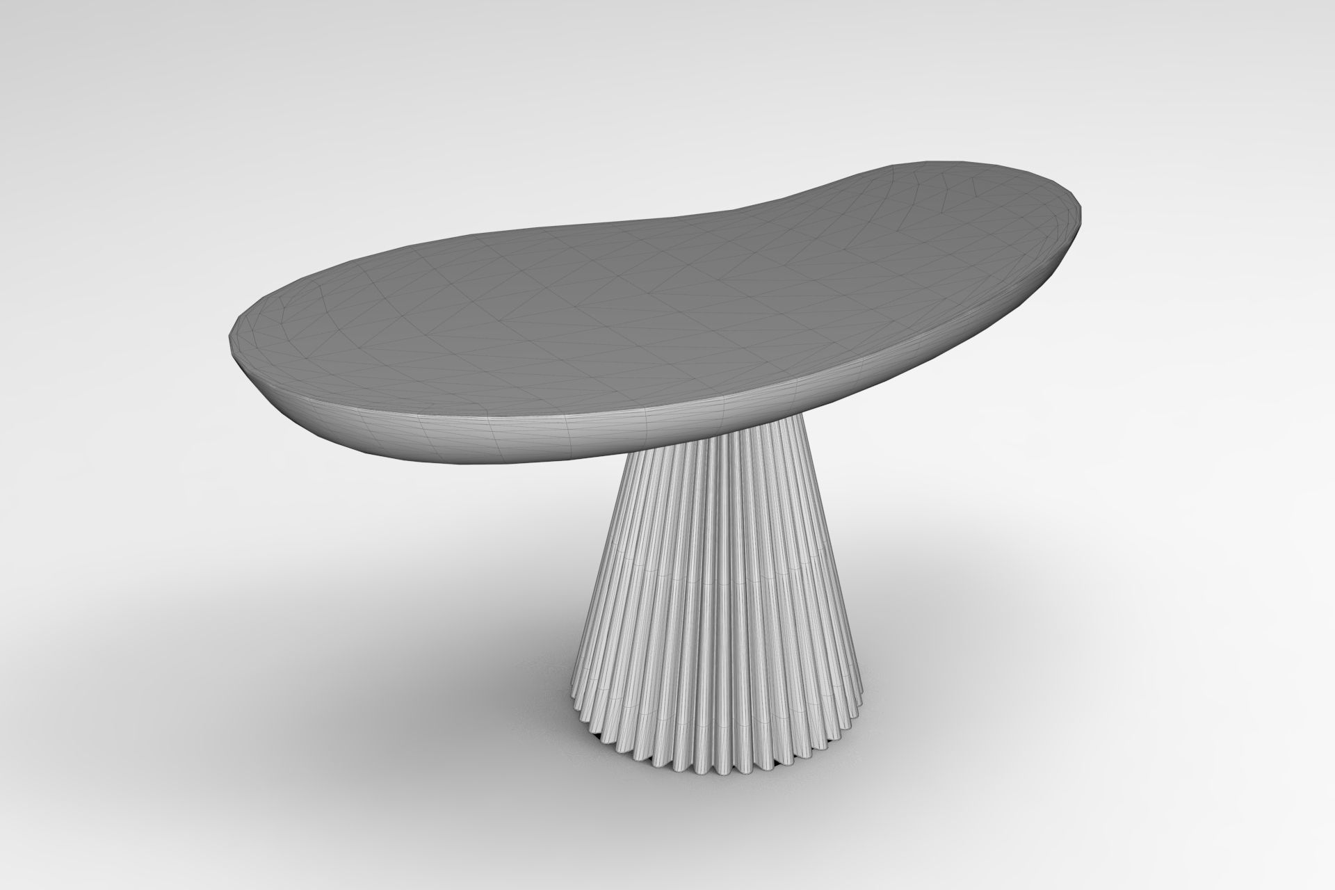 Mira Side Table Low-poly 3D model_5