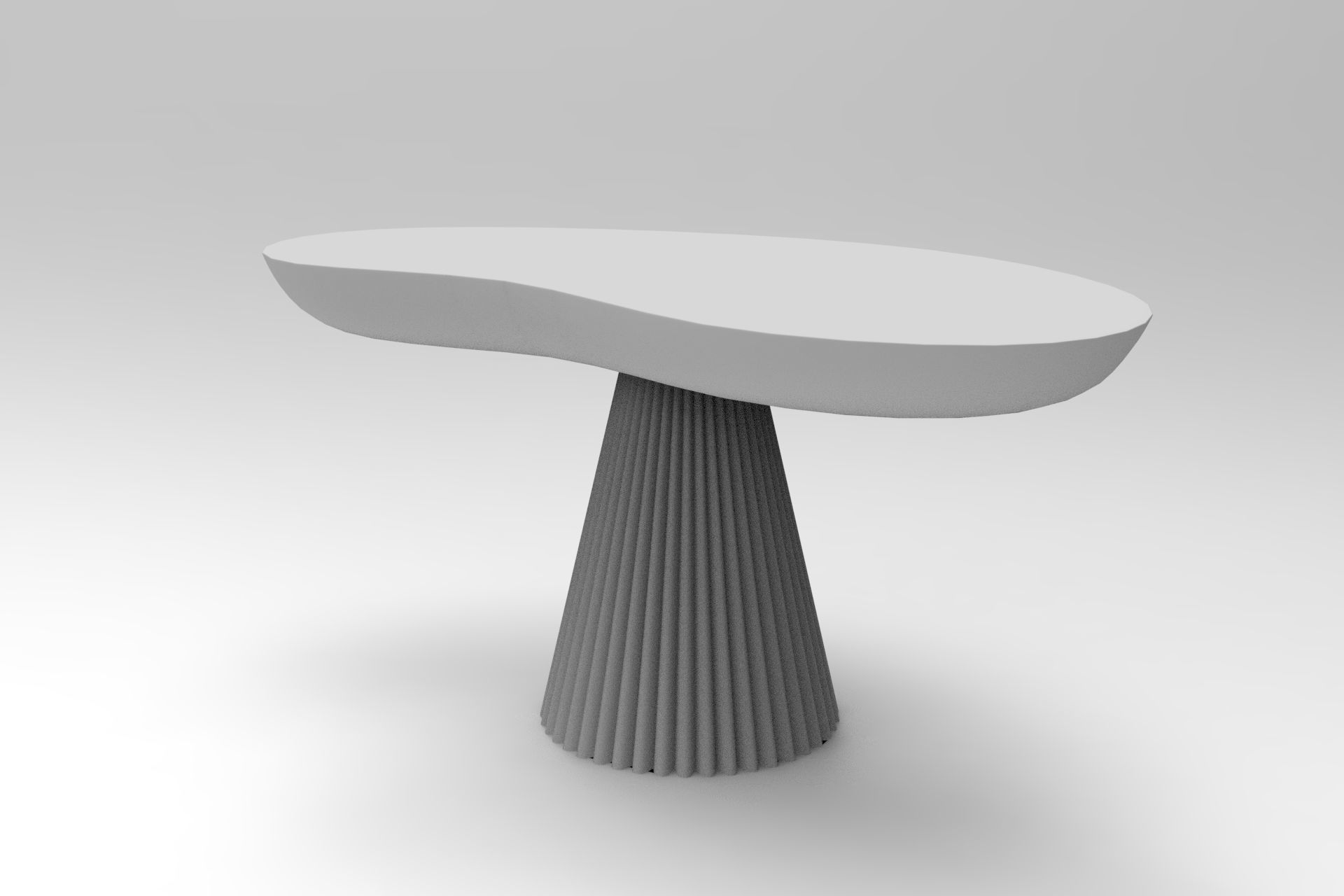 Mira Side Table Low-poly 3D model_7