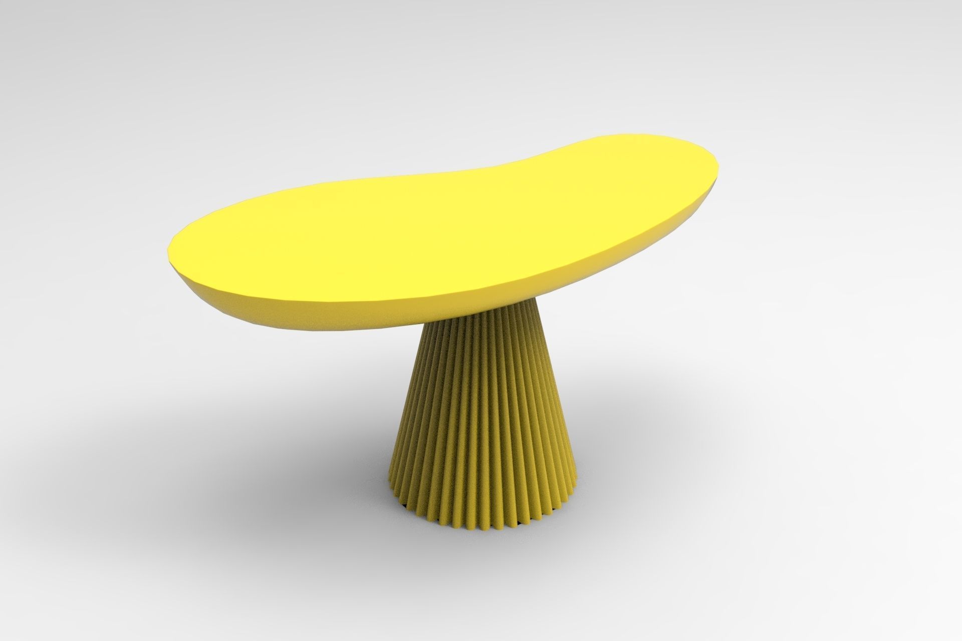 Mira Side Table Low-poly 3D model_1