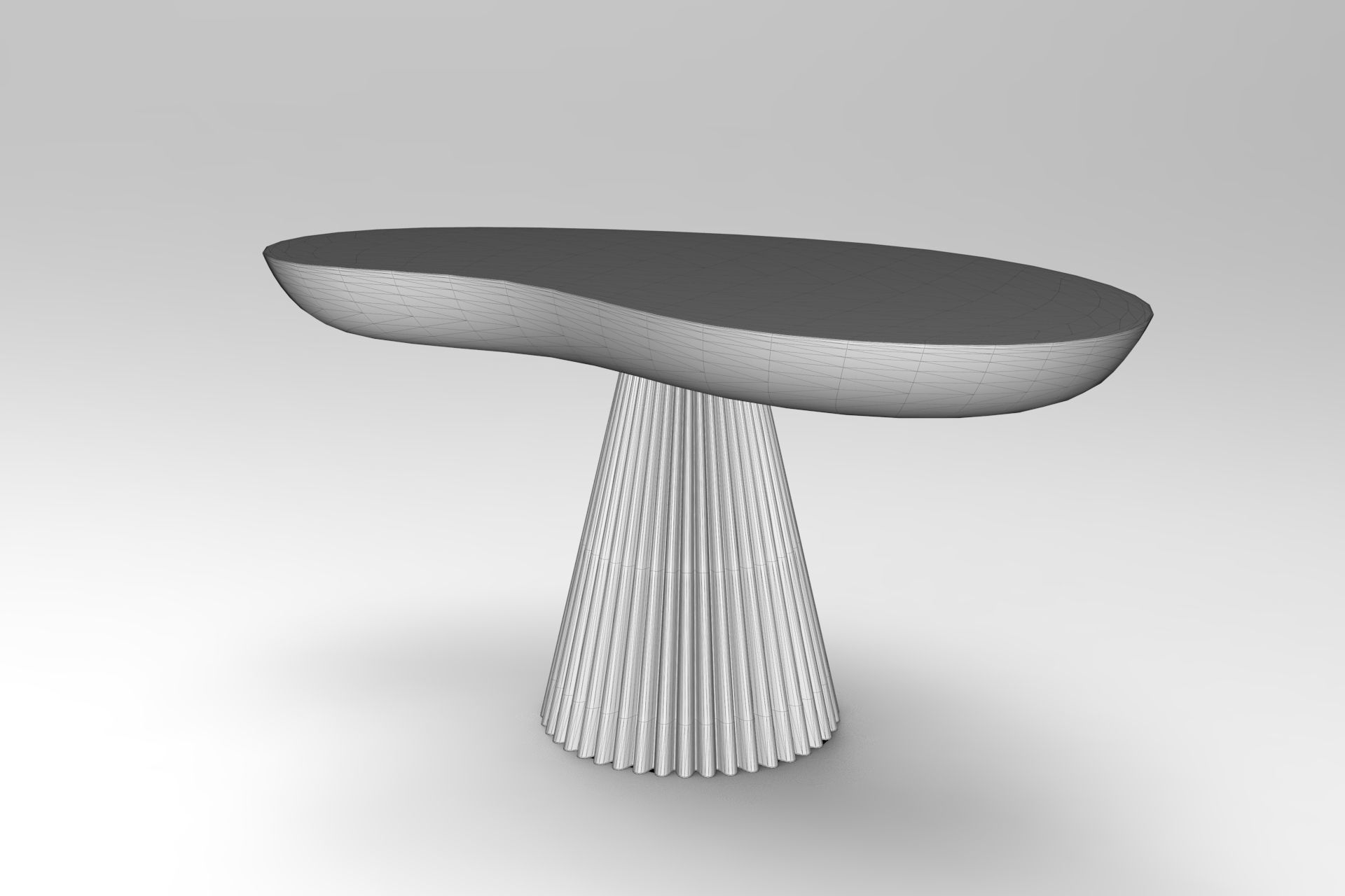 Mira Side Table Low-poly 3D model_6