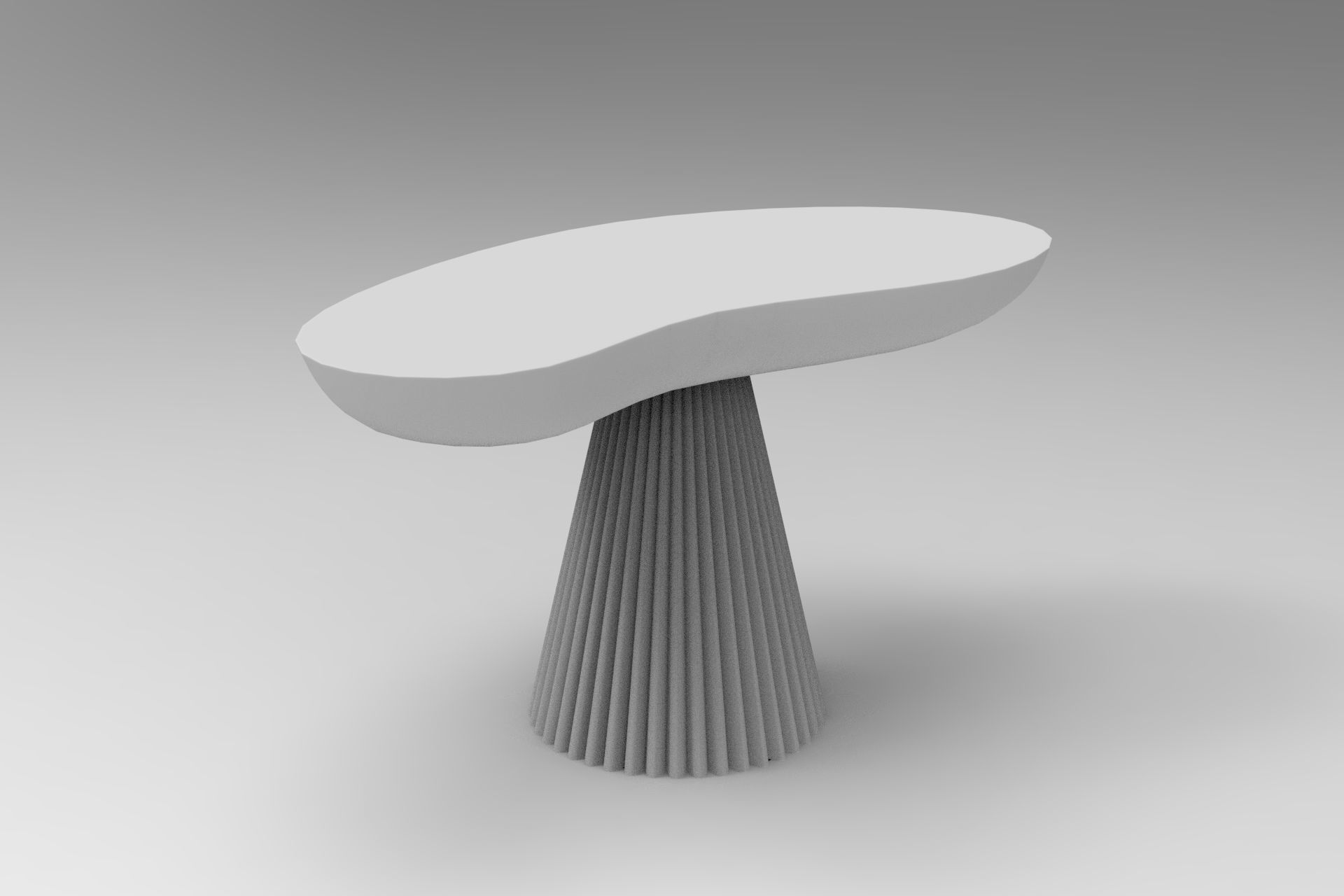 Mira Side Table Low-poly 3D model_8