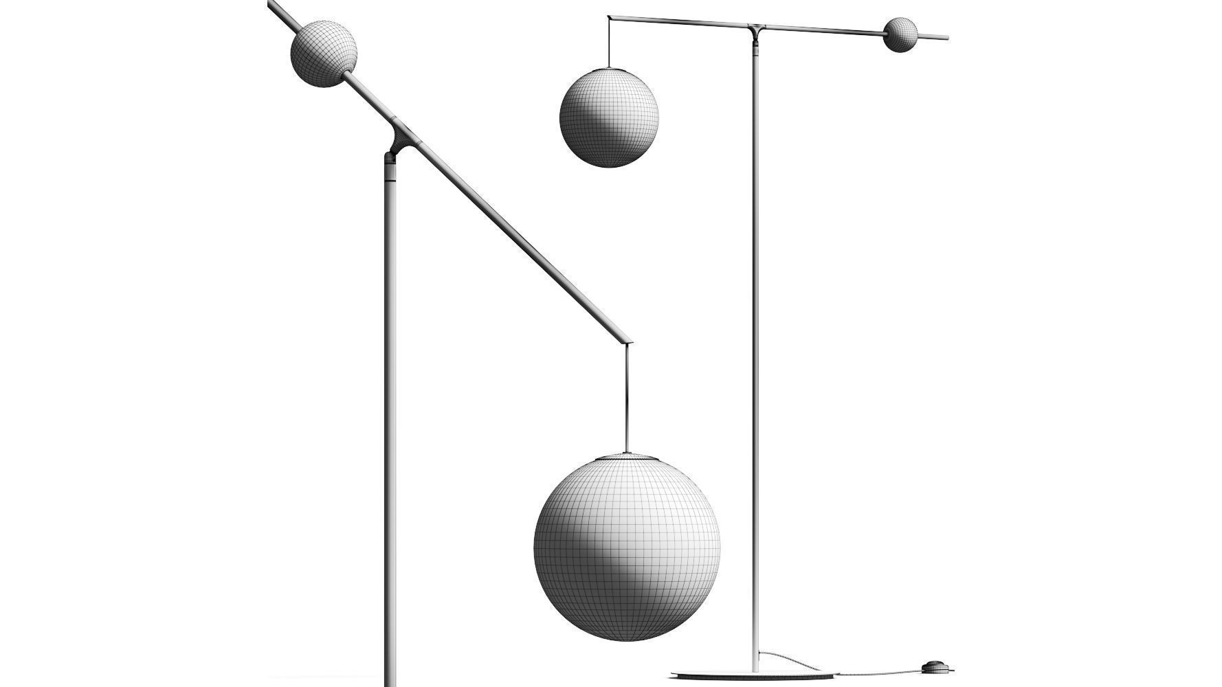 Luceplan Malamata Floor Lamp 3D model_3