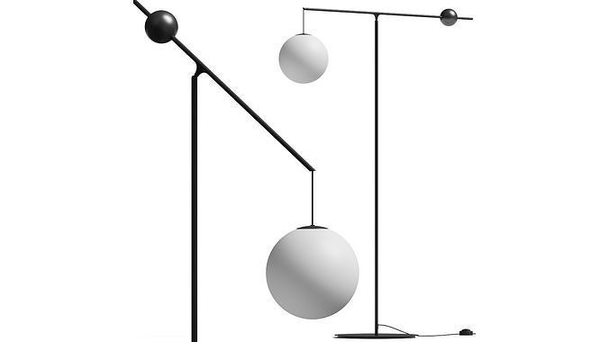 Luceplan Malamata Floor Lamp 3D model