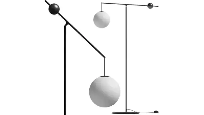 Luceplan Malamata Floor Lamp 3D model