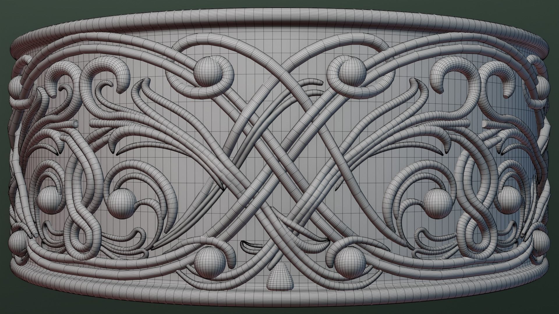 Family ring 3D print model_14