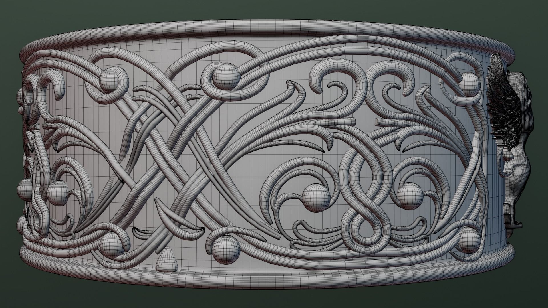 Family ring 3D print model_13