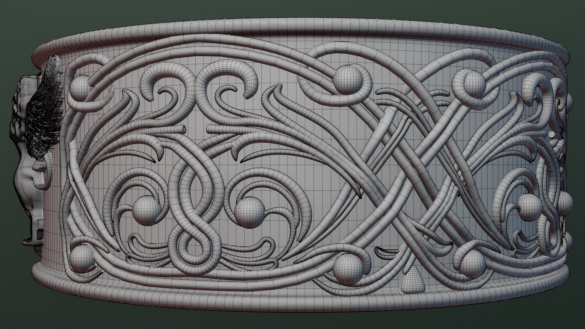 Family ring 3D print model_15