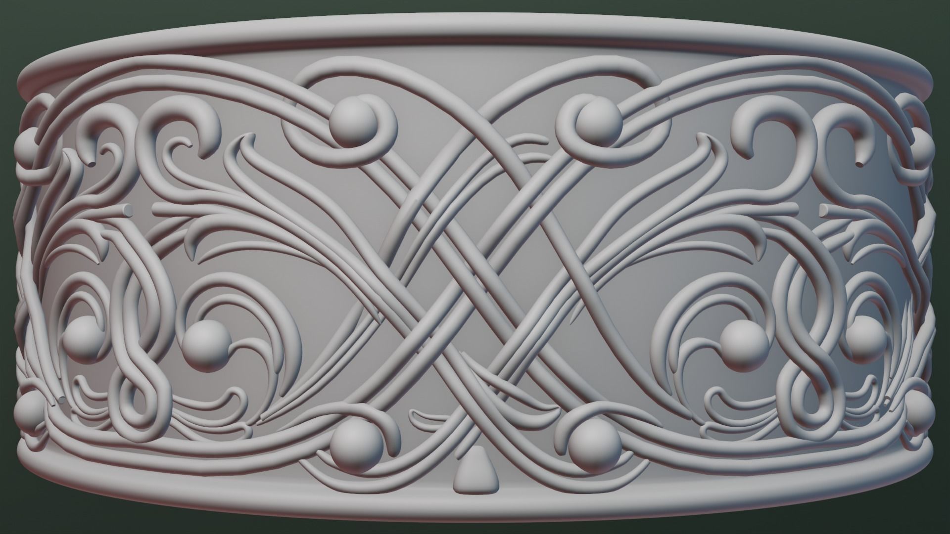 Family ring 3D print model_11