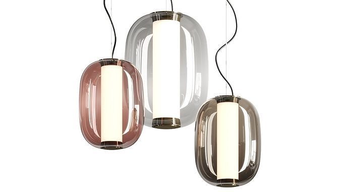 Fontana Arte Meridiano Pendant Lamps 3D model