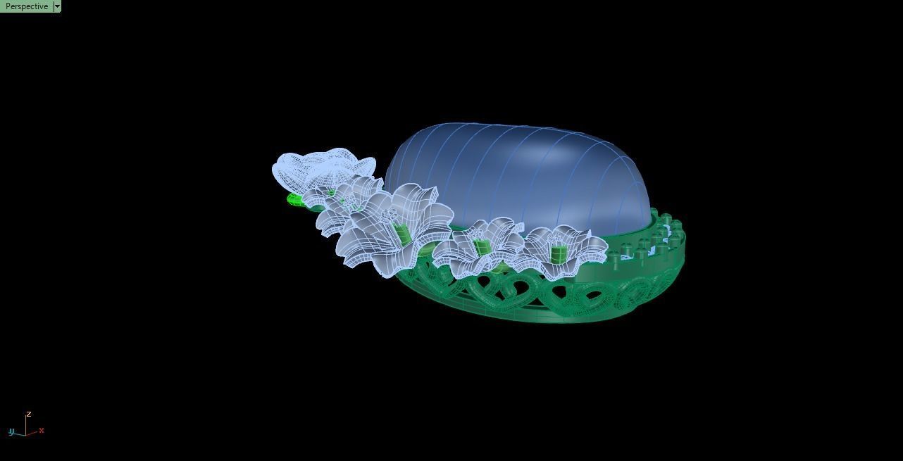 rose pendant 3D print model_46