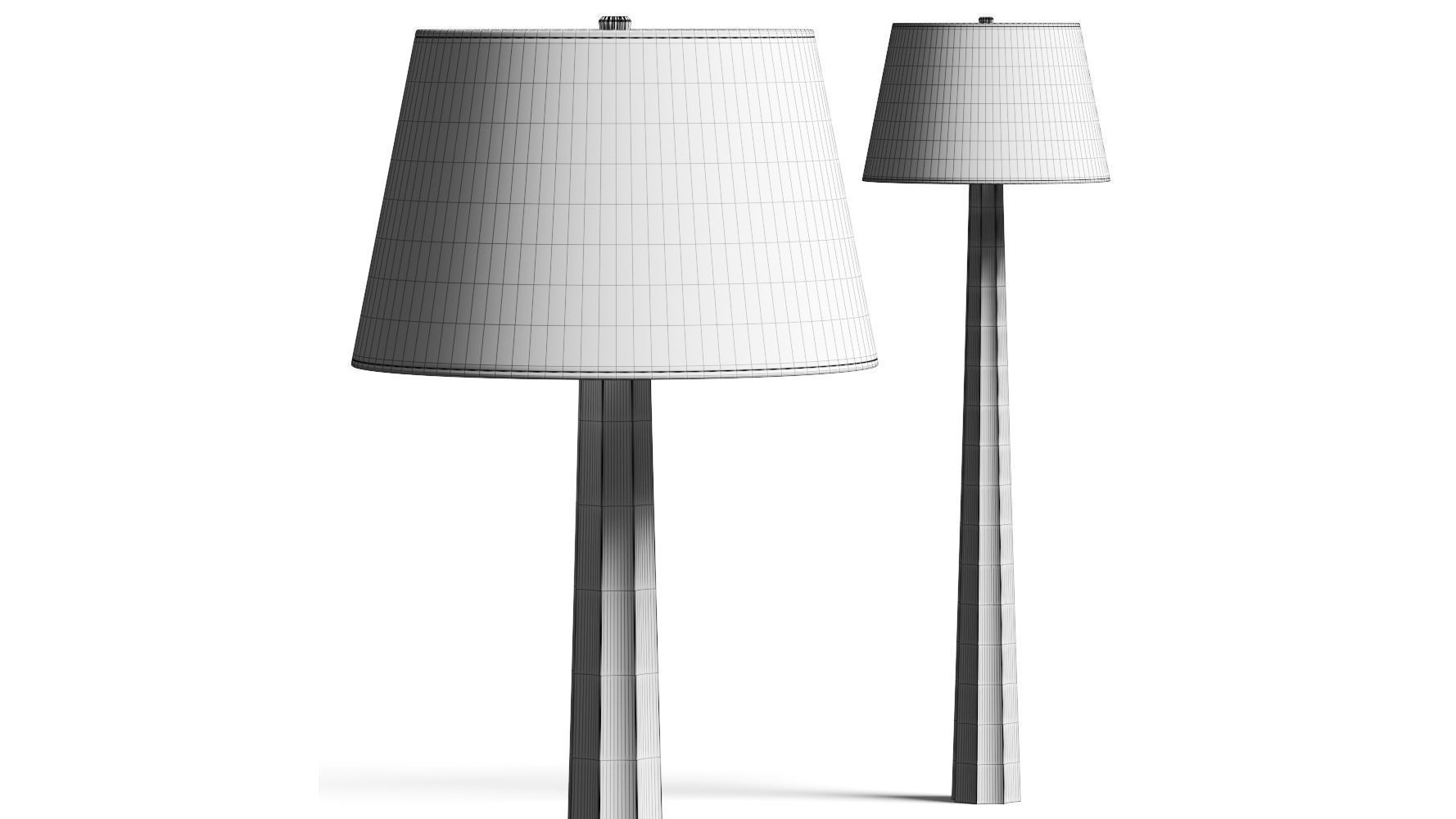 Mcgee and Co Fluted Spire Floor Lamp 3D model_2