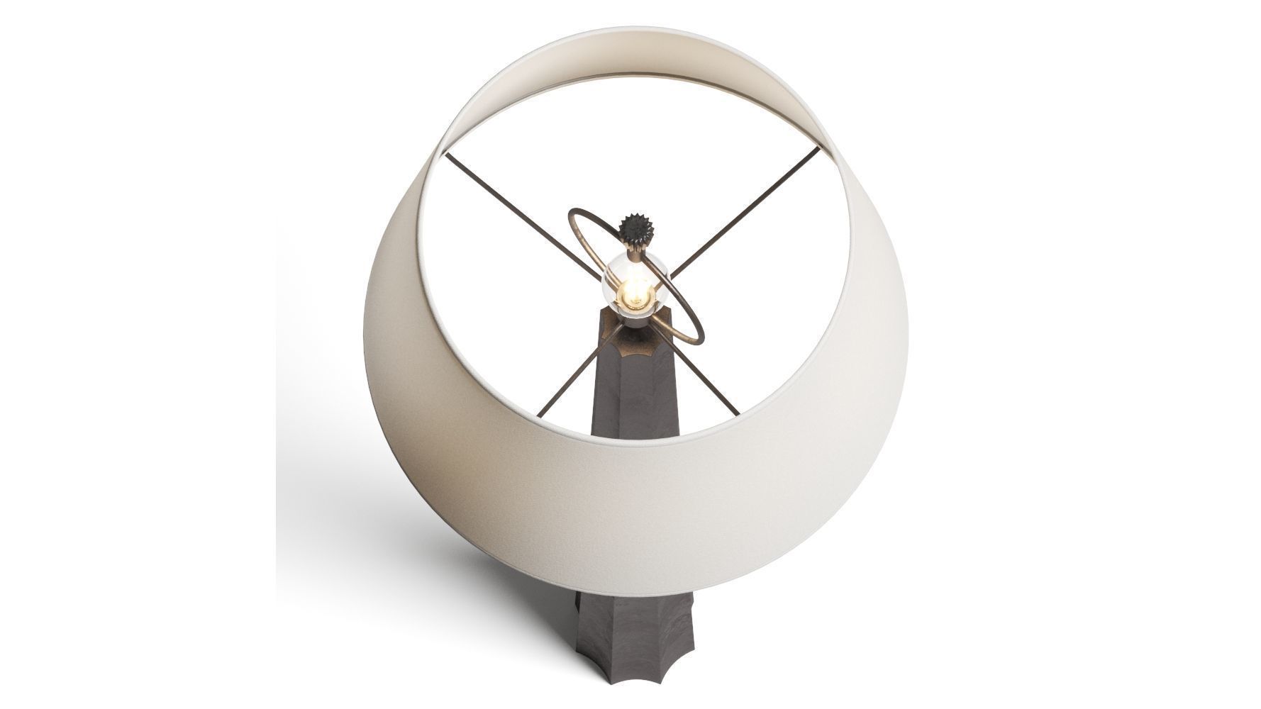 Mcgee and Co Fluted Spire Floor Lamp 3D model_1