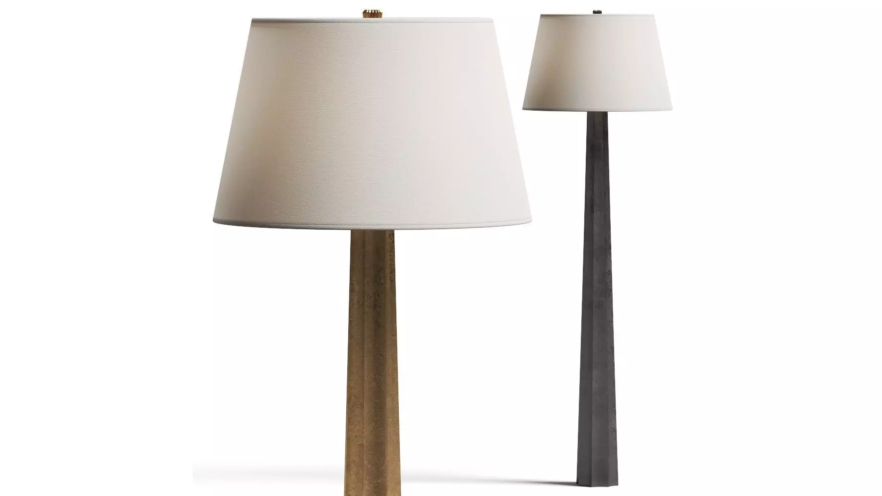 Mcgee and Co Fluted Spire Floor Lamp 3D model_0