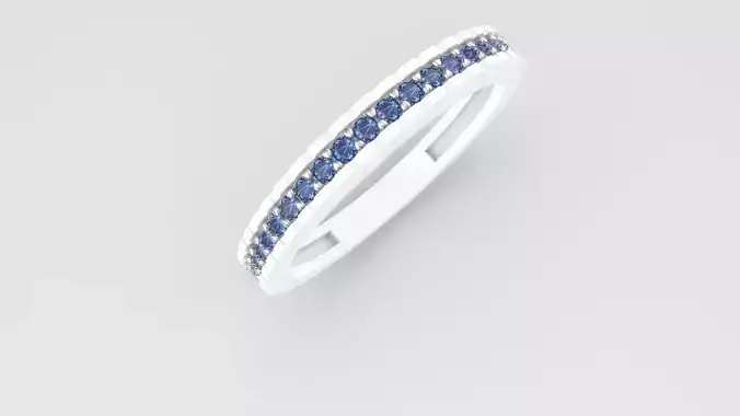 anulus sapphire eternity ring