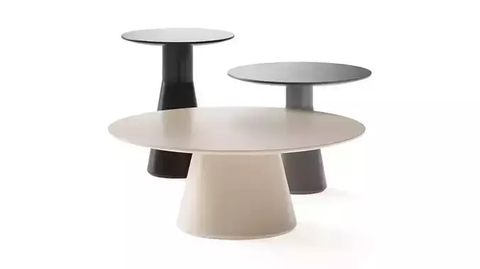 Andreu World Reverse Occasional Coffee Tables